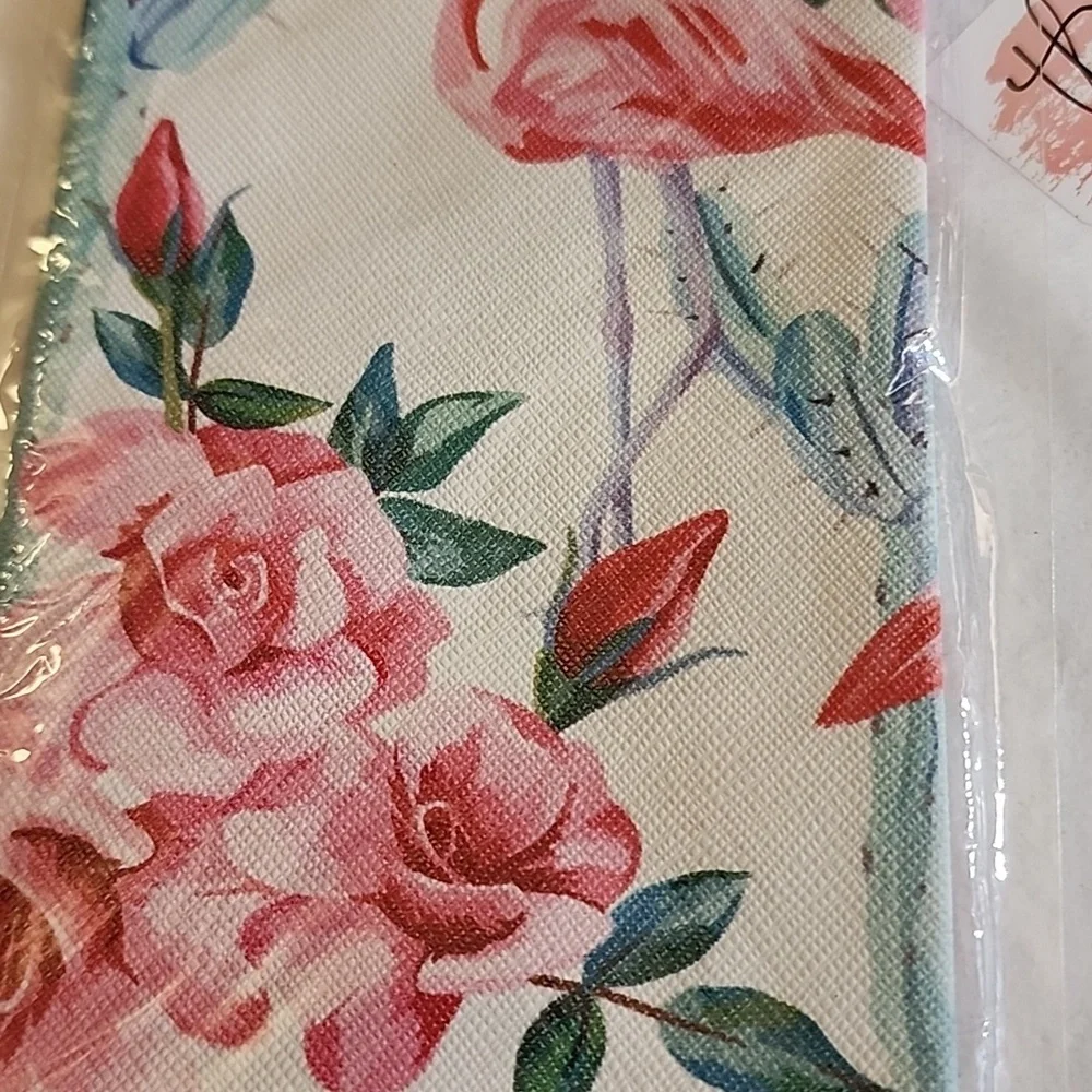 Sunglass EYEGLASS CASE EXTRA LARGE  ROSE CACTUS  BIRD PATTERN Tension Closure